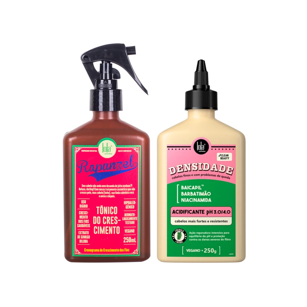 Lola Kit Tonico Rapunzel e Acidificante Densidade - 2 itens