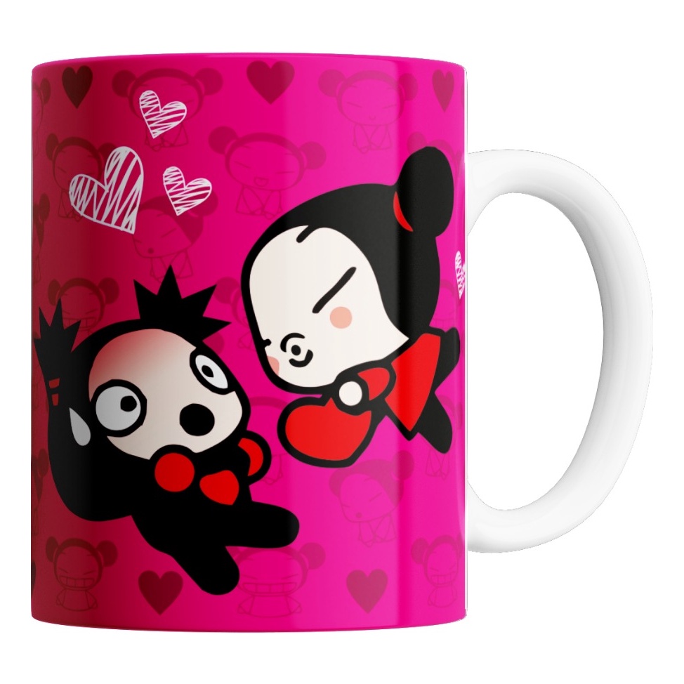 Caneca Ceramica Pucca (varios Modelos) | Shopee Brasil