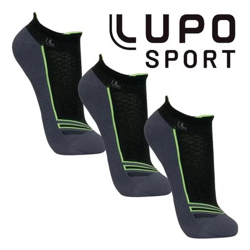 3 Pares Meia Lupo Premium Original Dry Performance Sport