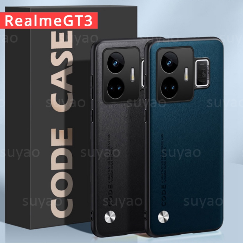 Para Realme GT5 GT5 GT 6 6T Neo6 SE GT6T GT3 Neo5 Neo5SE 2024 Capa De Couro Liso RealmeGT6 RealmeGT5 Proteção Da Caixa De Silicone Macia À Prova De Choque