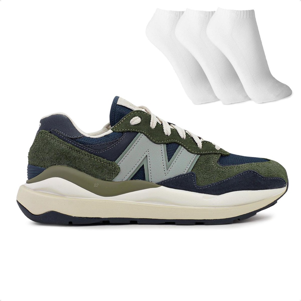 Tênis New Balance 5740 Masculino + 3 Pares de Meias 100% Original Com Nota Fiscal e Garantia