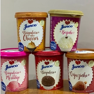 Pote Junco 1,01kg Brigadeiro/Beijinho/Cajuzinho/Morango/Churros/Doce de Leite - Pronto para enrolar