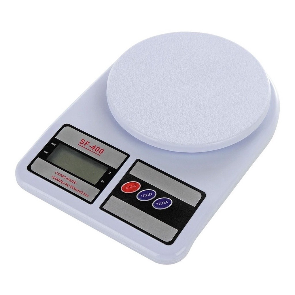 Balança Digital de Cozinha de Precisão 1g a 10Kg SF400 - Nutrição e ...