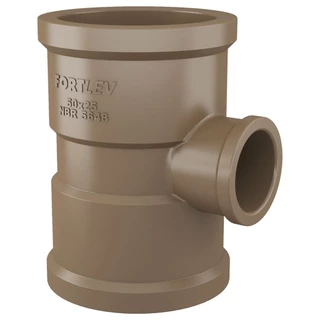 Kit com 10 Te Reducao Soldavel 40mm X 25mm Fortlev em Oferta na Shopee