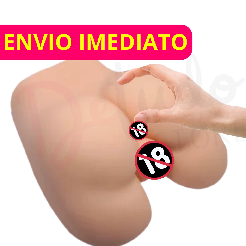 Masturbador Masculino 2 Orifícios Penetráveis Vagina Bunda Ânus Realistica Cyberskin Buceta Rosada Grande Sex Shop