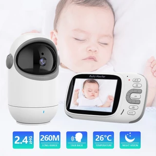Babá Eletrônica Com Monitor S/fio Visão Noturna Vídeo E Som