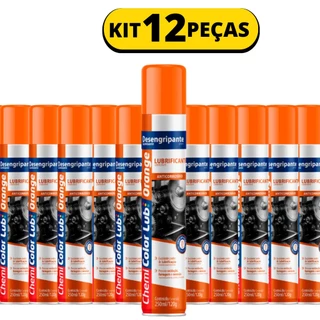 Kit 12 Desengripante Óleo Antiferrugem Spray 250ml Chemicolor