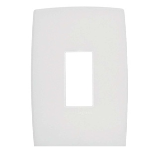 Placa 4x2 1 posto vertical branco Pialplus Pial