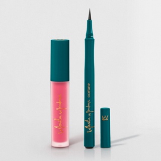 Kit Batom Líquido Rosa + Caneta Delineadora Marília Mendonça By Océane (2 Produtos)