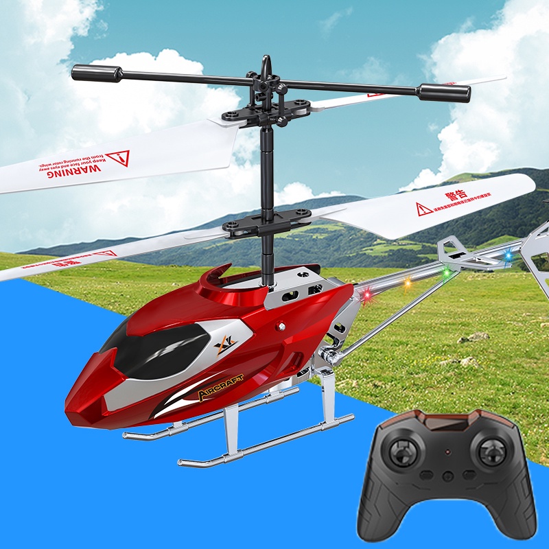Helicópteros Elétricos RC Kids Toy for Boys Airplanes Controle Remoto Modelo Crianças Aeronave Quadcopter 5 6 7 8 9 10 11 12 13 14 Anos Presente
