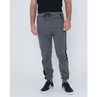 Calça Moletom Masculina Jogger Cinza Escuro