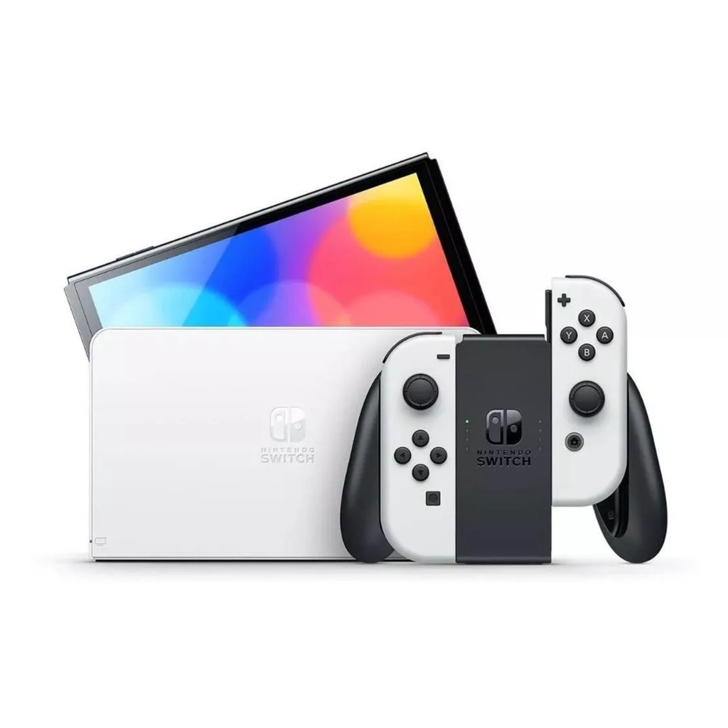 Console Nintendo Switch OLED 64GB Com Joy-Con Standard Branco HBGSKAAA1