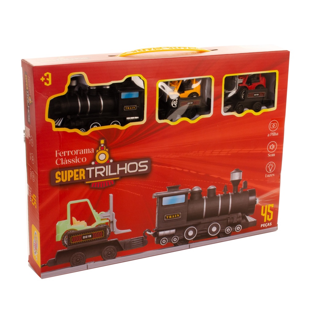 Trem Locomotiva Ferrorama Brinquedo Fantastic Trem - Maptoy em Promoção na  Americanas