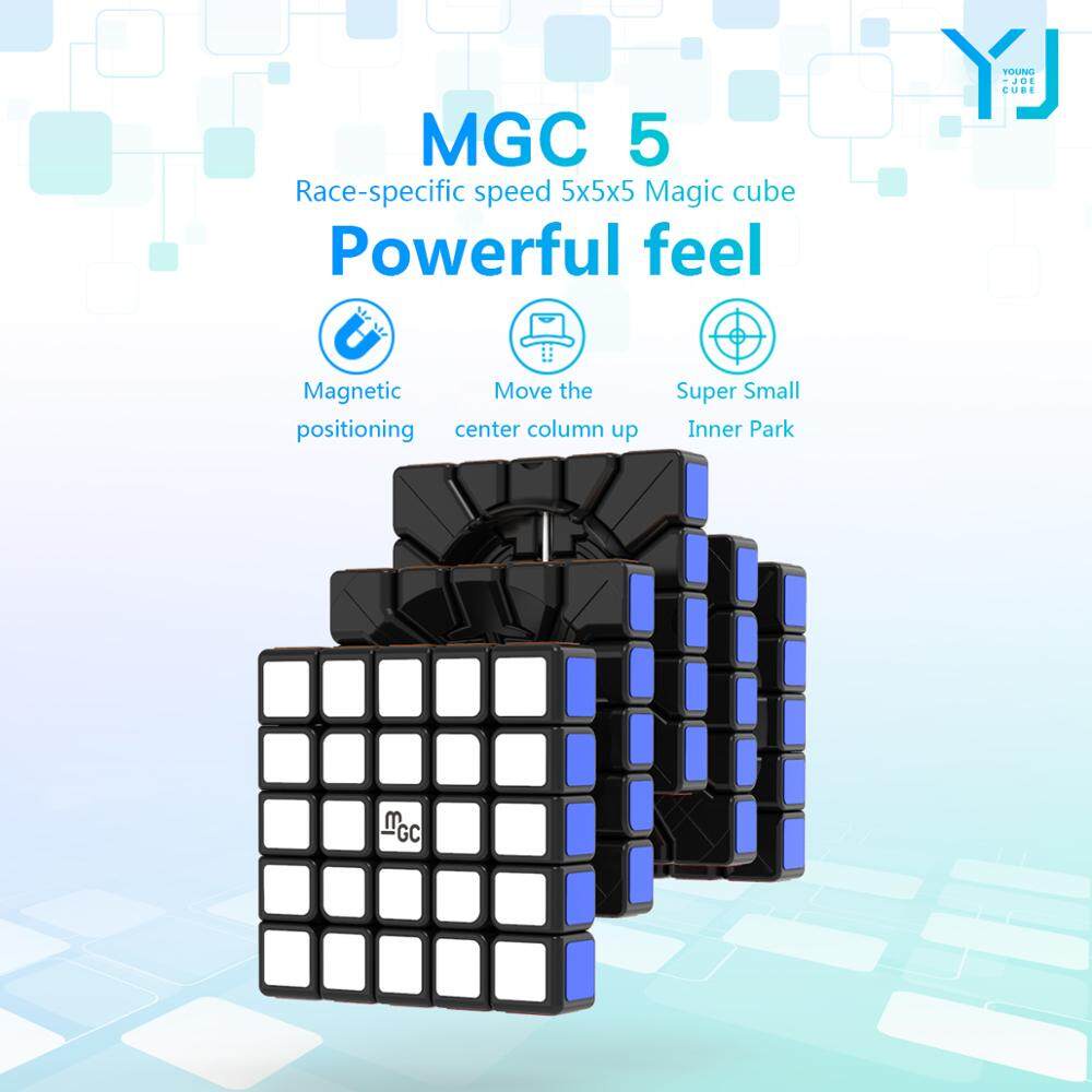 YJ Yuchuang V2M 5x5 Cubo Mágico Magnético 5x5x5 Quebra-Cabeça V2 M