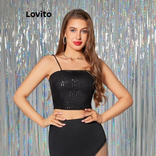 Lovito Casual Blusa Feminina Lisa com Zíper LBA05070 (Preto)