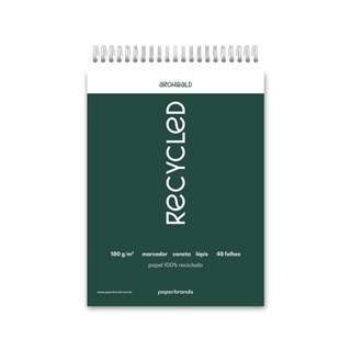 Bloco Desenho Reciclado 180g 48 folhas