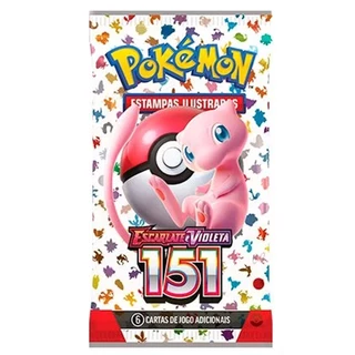 Pokemon Pacote com 6 Cartas Escarlate e Violeta 3.5 151 Copag