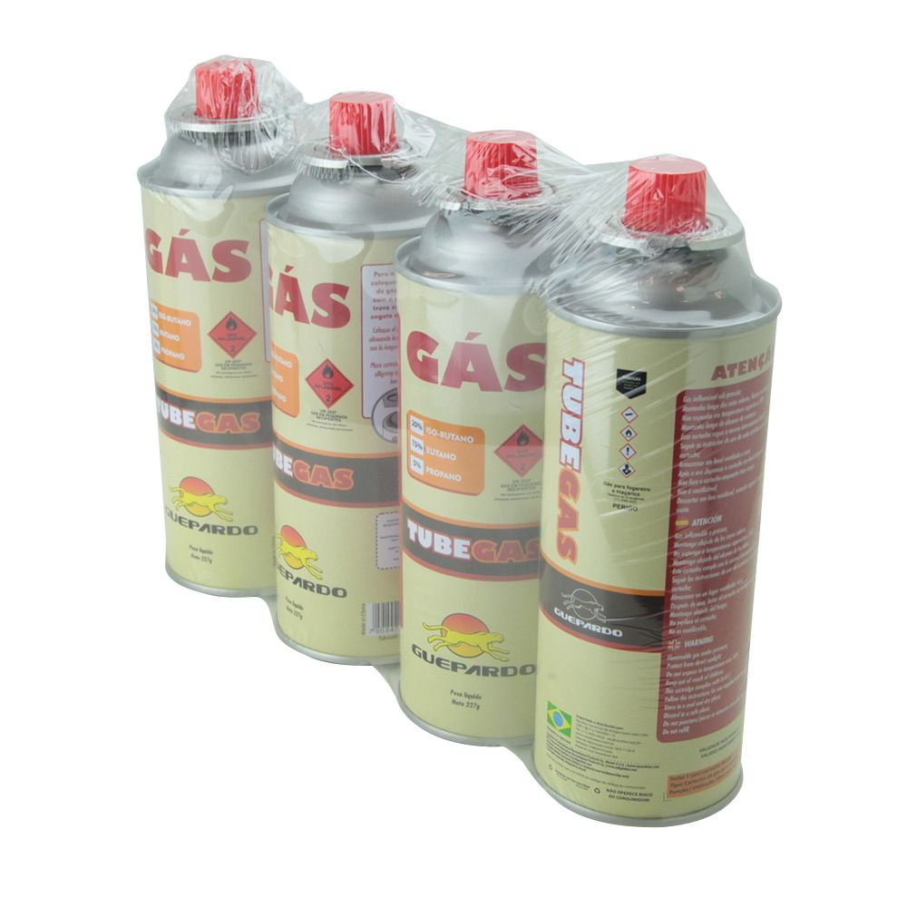 Refil Para Fogareiro Com 4 Unds RubeGas Guepardo