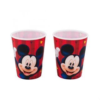 Jogo com 2 Copos Mickey Mouse: Disney
