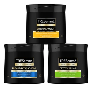 Cronograma Capilar Tresemme Detox Hidratação Brilho 400grs
