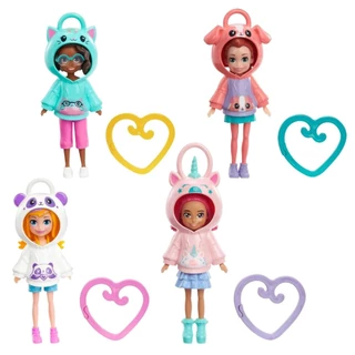 Boneca Polly Pocket Fantasia Amigos Na Moda HKV98 Mattel