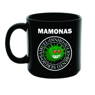 Caneca Preta Mamonas Assassinas Rock