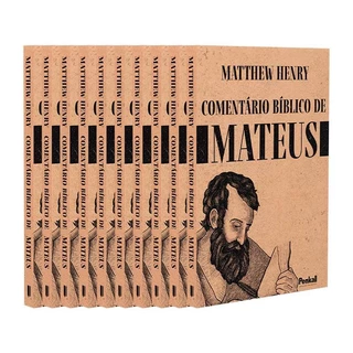 Kit 10 Livros | Comentário Bíblico de Mateus | Matthew Henry