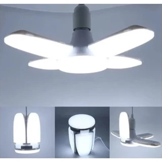 Luminária De Teto Dobrável Lâmpada De Pétalas Para Quarto / Sala De Estar / Casa / E27 Mini Luz De Folhas 6000K 28w/24w