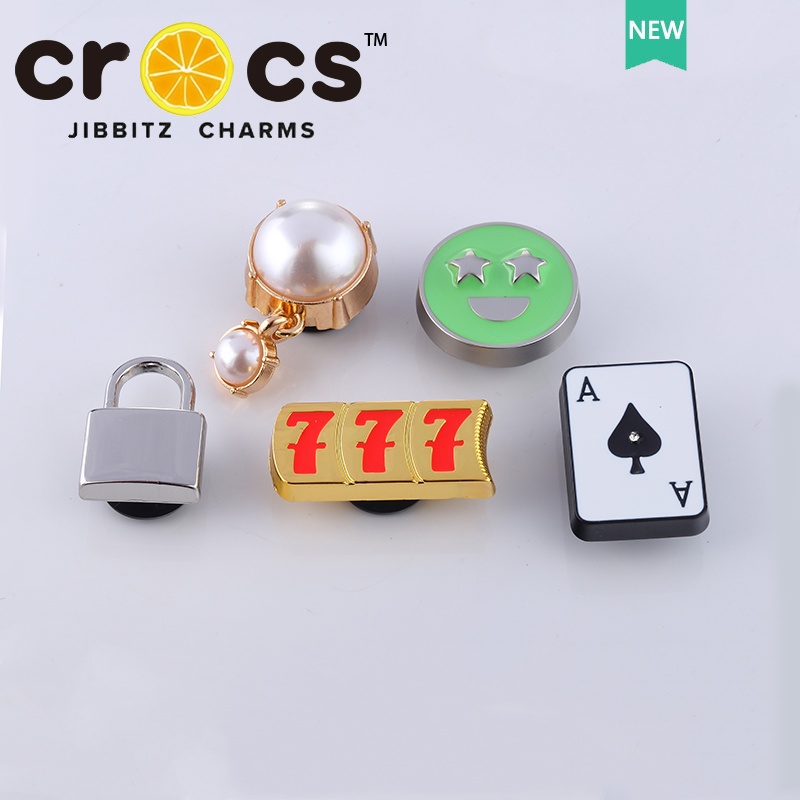 Jibbitz crocs deals metal