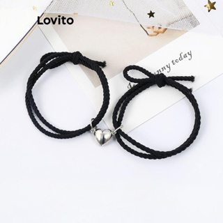 Lovito Pulseira Casual Em Forma De Coração Para Mulheres LFA10093