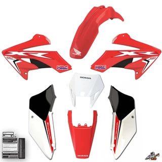 KIT PLASTICO ORIGINAL TORNADO XR250 COM CARENAGEM FAROL AMX E ADESIVOS ON ROAD
