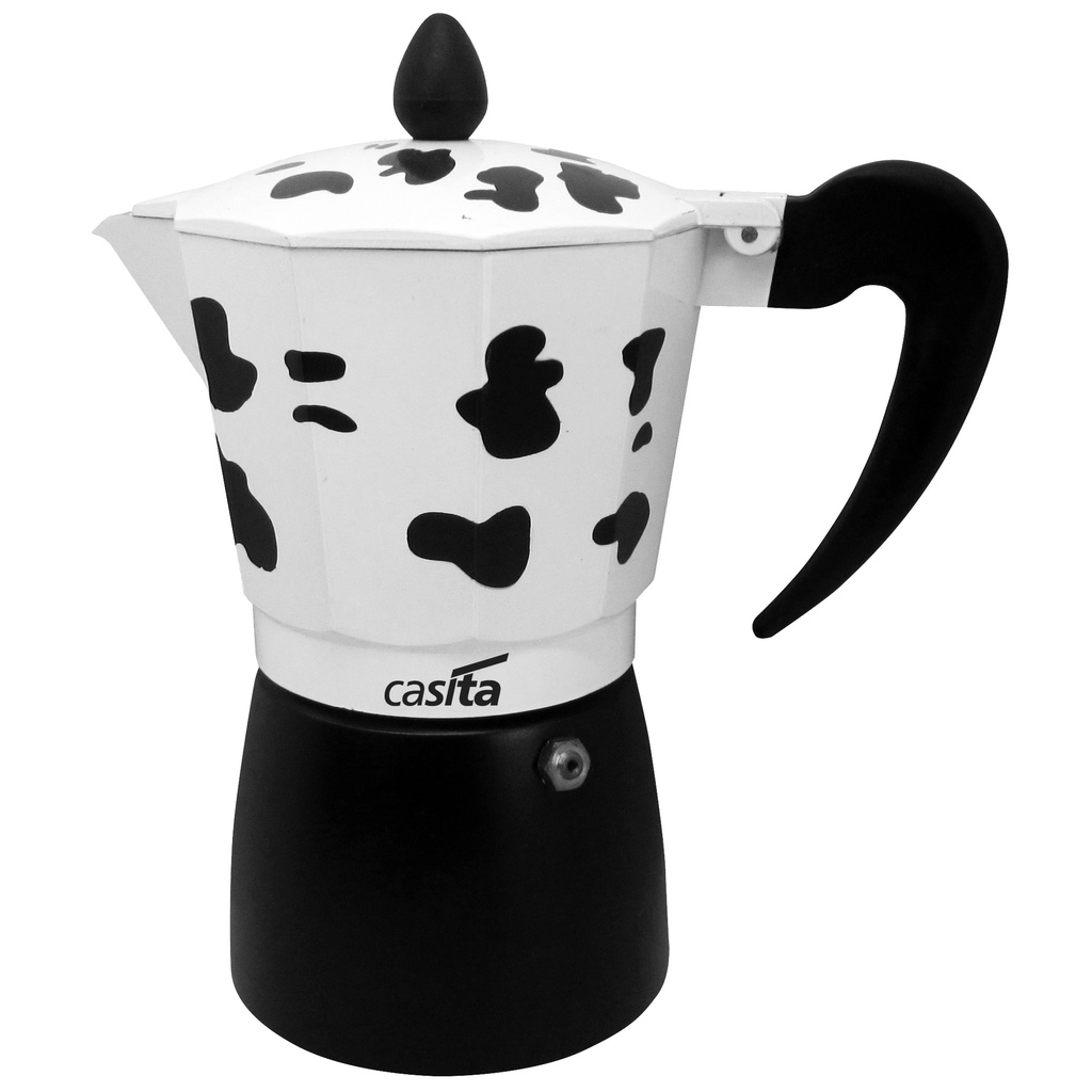 Cafeteira Italiana 6 Xicaras Desenhada Moka Café expresso 300ml