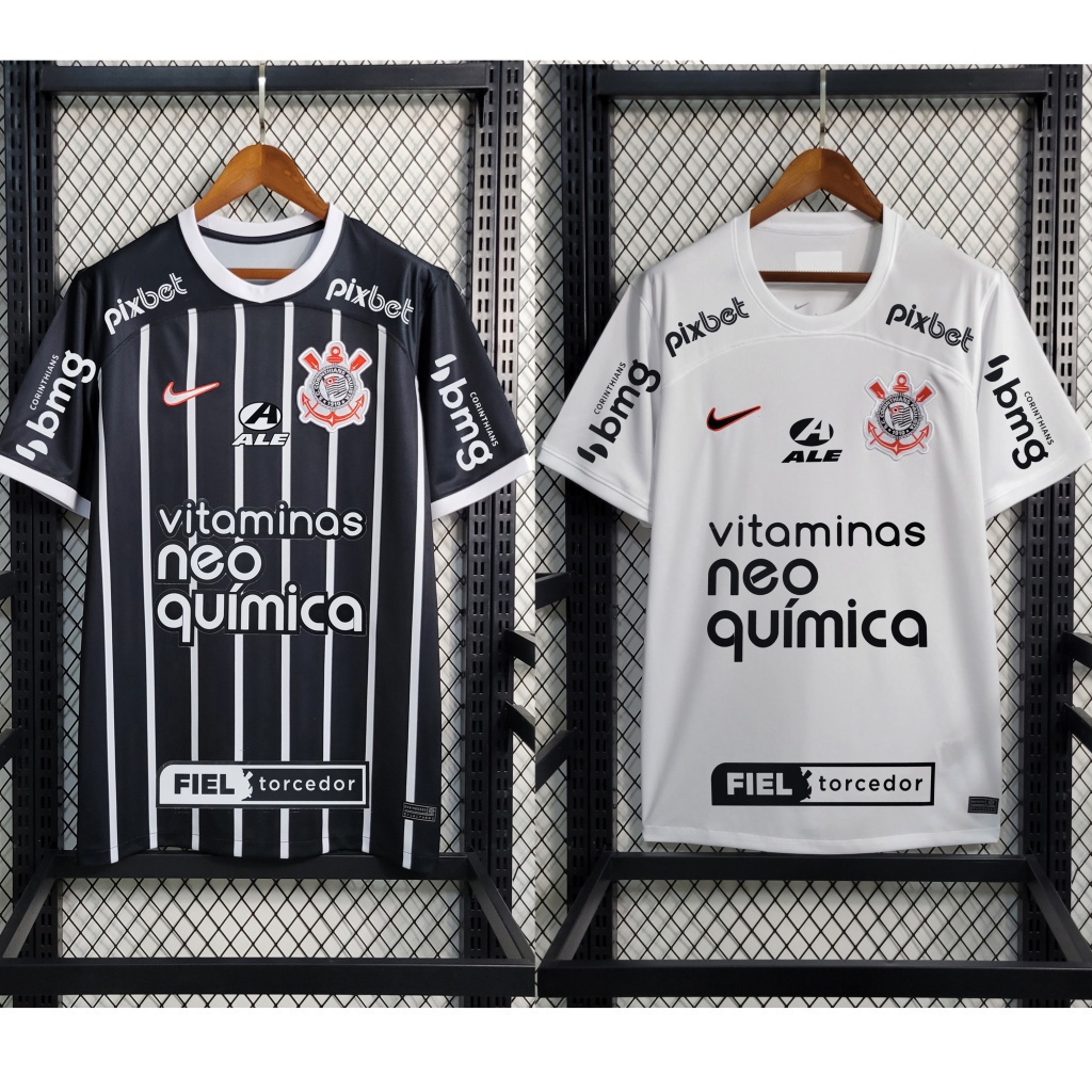 Equipe Camisa Equipe 23/24 Corinthians Casa E KLDA Camisa De Futebol