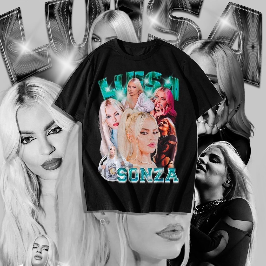 Camisa Luisa Sonza Streetwear Camiseta Lançamento - Fio 30.1 Enviamos em 24 horas
