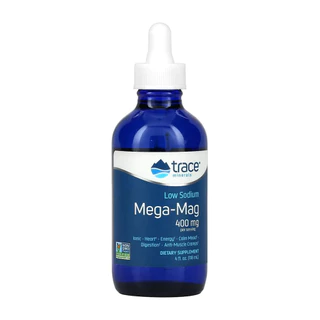 Trace Minerals Mega-Mag Magnésio Líquido 400mg 118ml