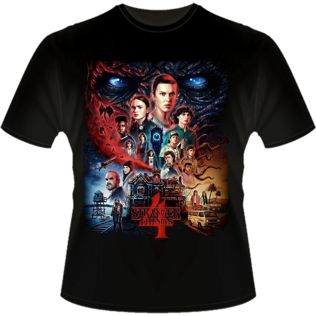 Camisa Stranger Things 4° Temporada Eleven | Shopee Brasil