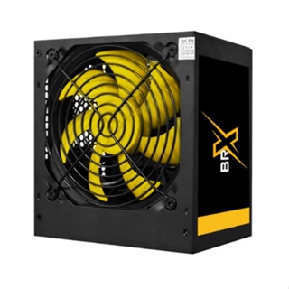 Fonte ATX 750W Automatica BRX Cooler Amarelo