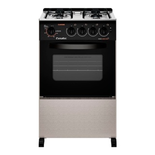 Fogão de Piso Esmaltec 4 Bocas Caribe 4112 | Acendimento Automático, Inox, Bivolt