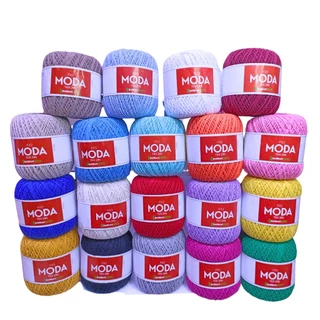 Kit 12 Linhas para Crochê Fio Moda 500 Metros - Barbantextil