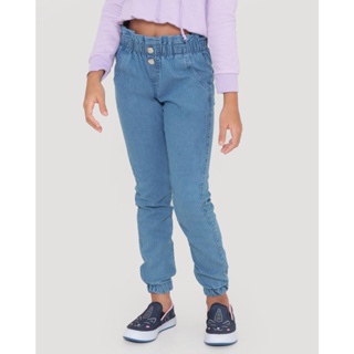 Calça Infantil Jeans Jogger Azul