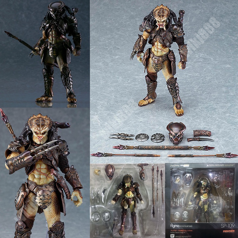 Figma Aliens.vs.Predator Action Figura SP-109 Predator-108 Aliens Mudam ...