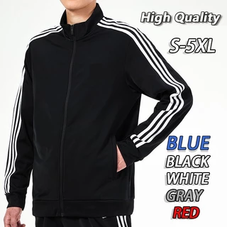 Jaqueta Homem À Prova De Vento Preto 5 Cores Mulher Jaket Slim Fit Sweater Cor Sólida S-5XL