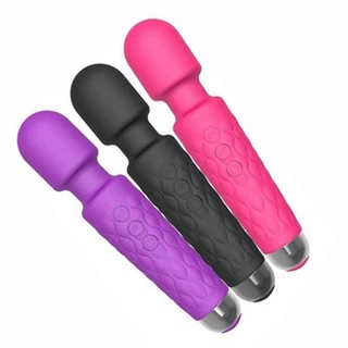QIU - Massageador Relaxante Stress Tensão Varinha Elétrica Bivolt 16cm Cor Aleatória
