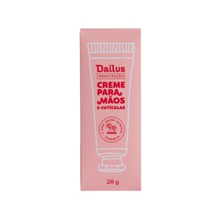 Creme Hidratante Mãos E Cutículas Dailus Rosas 28gr