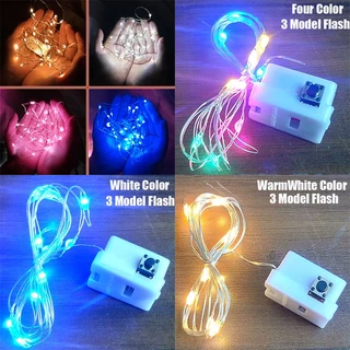 30 LED 3 Metros Luzes De Decoração De Natal Fadas 3 Modos Lâmpada De Fio De Cobre Interior E Exterior Luz Decorativa De