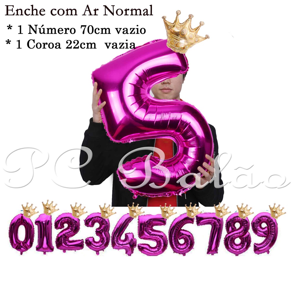 Balão Metalizado Numero 22 na Black Friday 2025 | BuscaProdutos