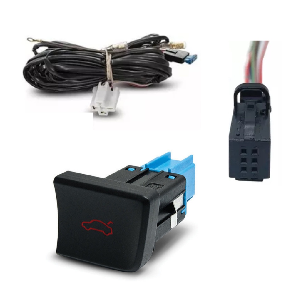 Botão Porta Malas Com Chicote Gol Voyage G6 2012 A 2017