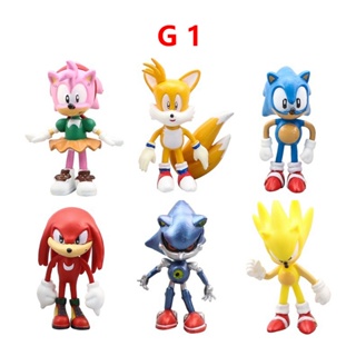 Local Ultra Baixo Custo 6/12/18 Pcs/Set Anime Sonic The Hedgehog  Personagens Figura De Ação Pvc Boom Raro Dr Beggman Shadow Boneca Modelo  Brinquedos