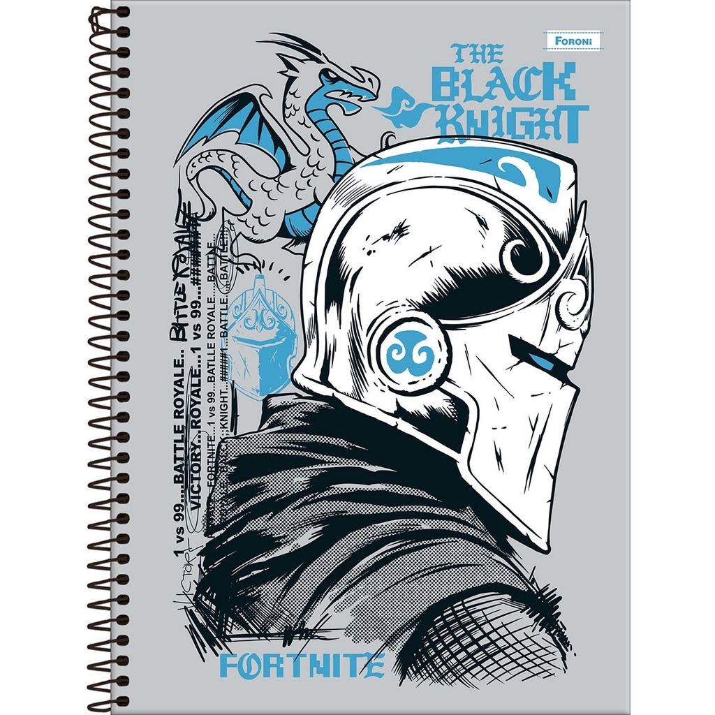 Caderno C/D 01 Materia Fortnite Foroni