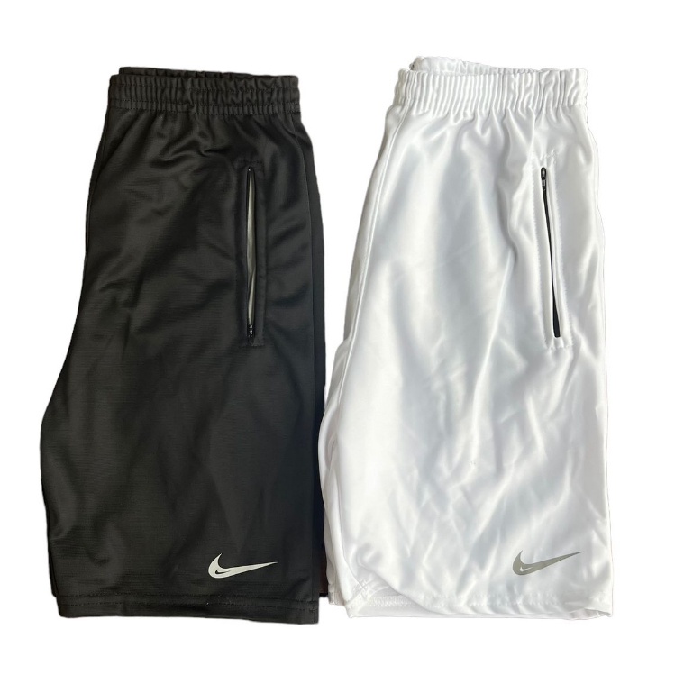 Kit 2 Shorts Bermuda Dry Fit Esportiva Treino Com Ziper no Bolso BLACK FRIDAY